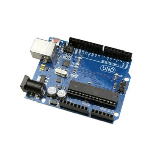 Arduino UNO R3 Development Micro controller Board ATmega328P ATmega16U2 for Arduino Compatible with USB cable Length 1 Feet, Blue And Black - Pack of 1