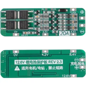 3S 20A BMS 18650 Li-ion Lithium Battery Charger Module BMS Protection Board PCB 11.1V 12V 12.6V Module Over-Discharge