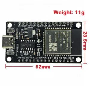 ESP-WROOM-32 ESP32 Development Board TYPE-C USB CH340C WiFi+Bluetooth Ultra-Low Power Dual Core ESP32-DevKitC-32 Expansion Board